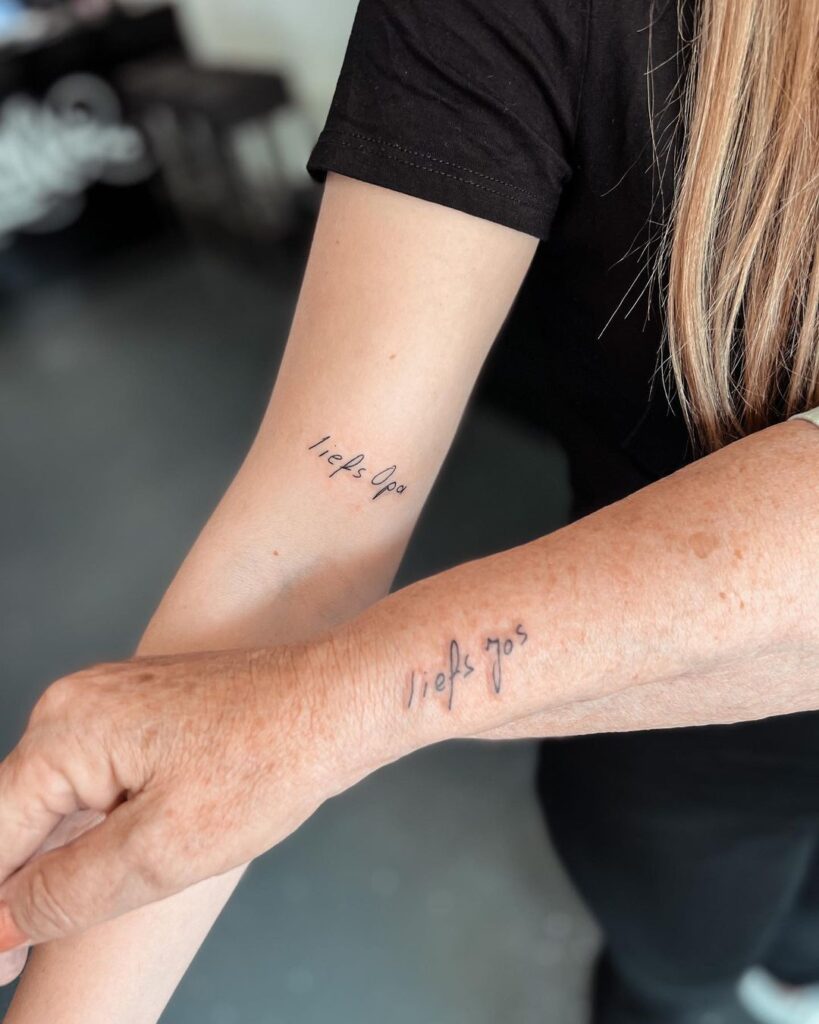 Tattoos for older women 