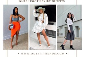 Knee Length Skirt Outfits: 20 Ways to Wear Knee Length Skirts