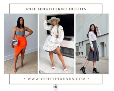 Knee Length Skirt Outfits: 22 Ways to Wear Knee Length Skirts