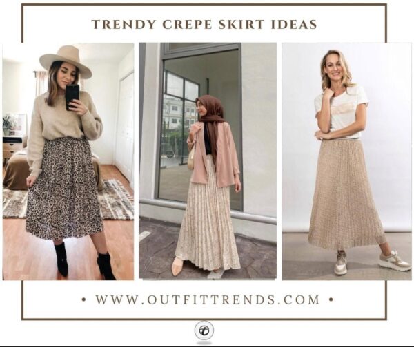 22 Cute Crepe Skirt Outfit Ideas & Styling Tips