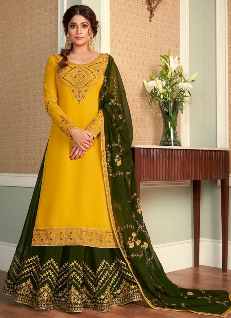 lehenga with long kurta