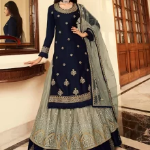 lehenga with long kurta