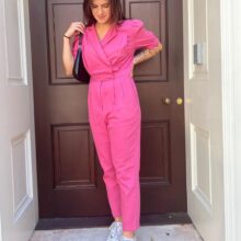 20 Best Pink Jumpsuit Outfit Ideas & Styling Tips