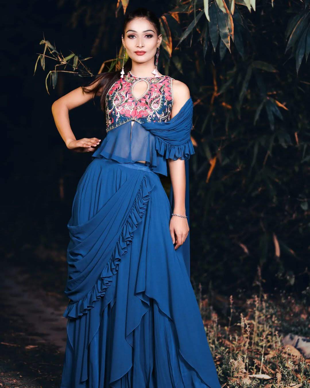 Saree Gown Designs