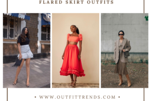 Flared Skirt Outfits – 20 Ways To Style Them