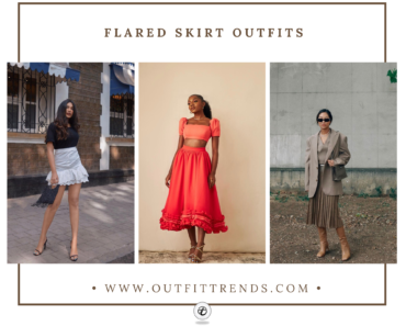 Flared Skirt Outfits – 20 Ways To Style Them