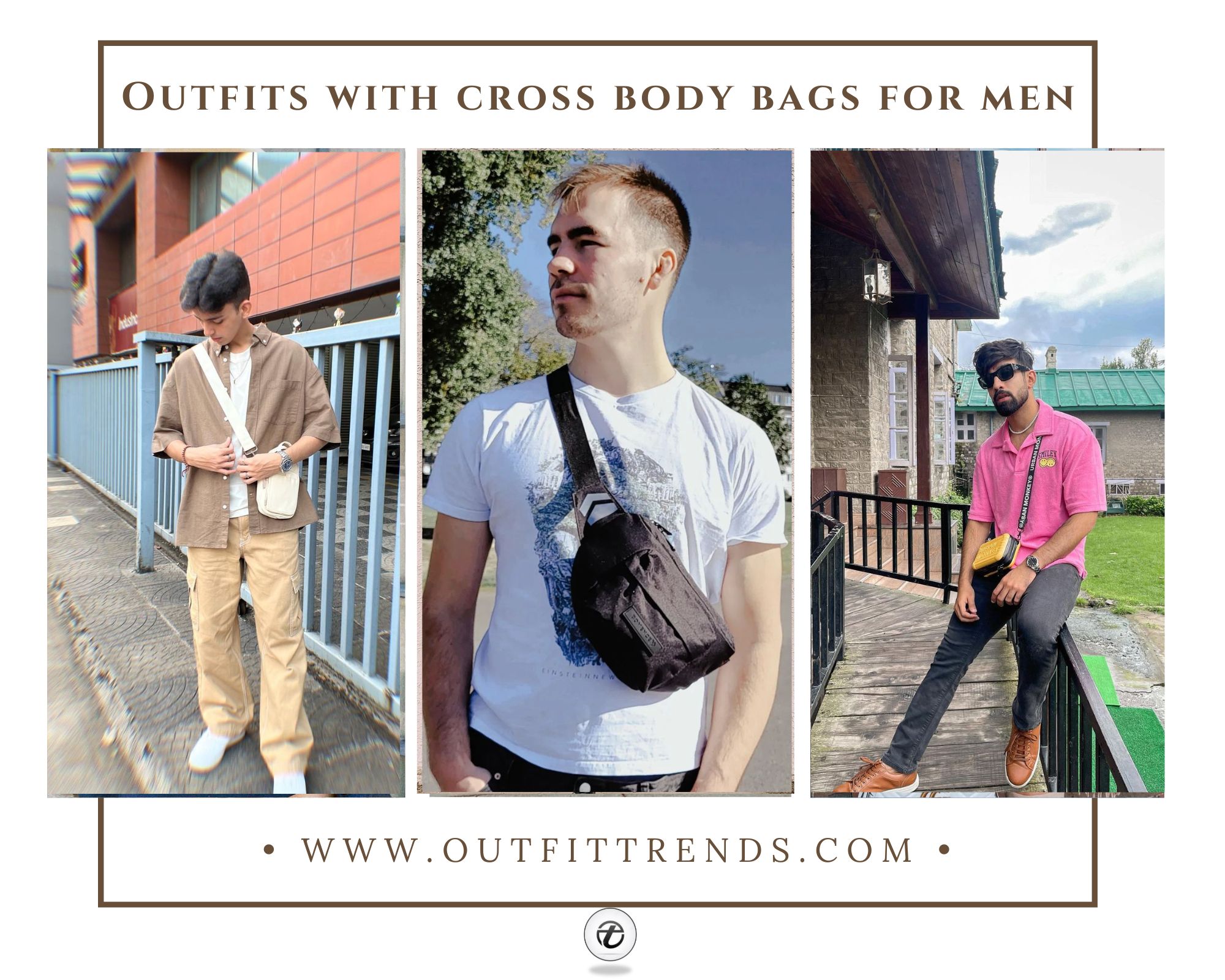 How to style crossbody bags, 15 Ways To Wear Crossbodybags, Men's  crossbody bags