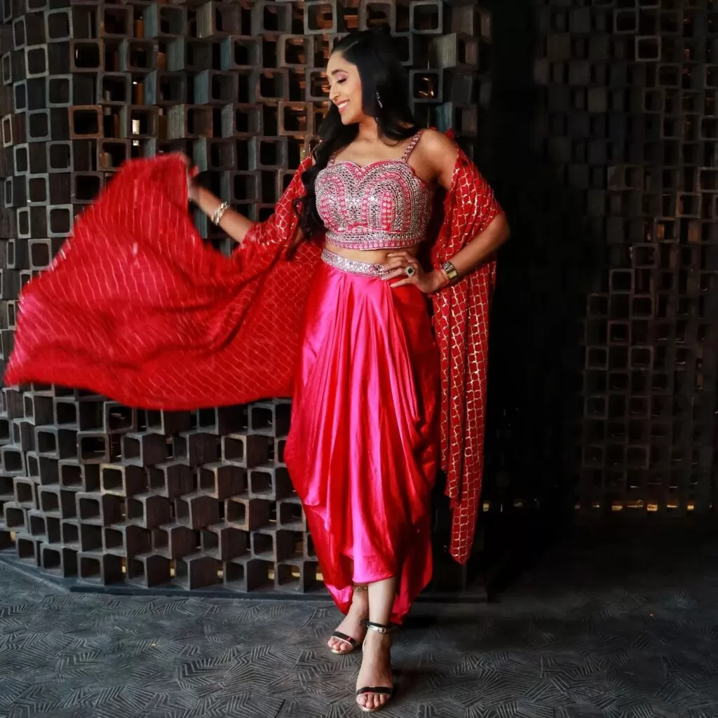 dhoti skirt outfits