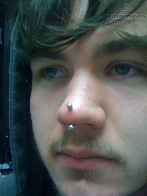 Men nose piercing ideas