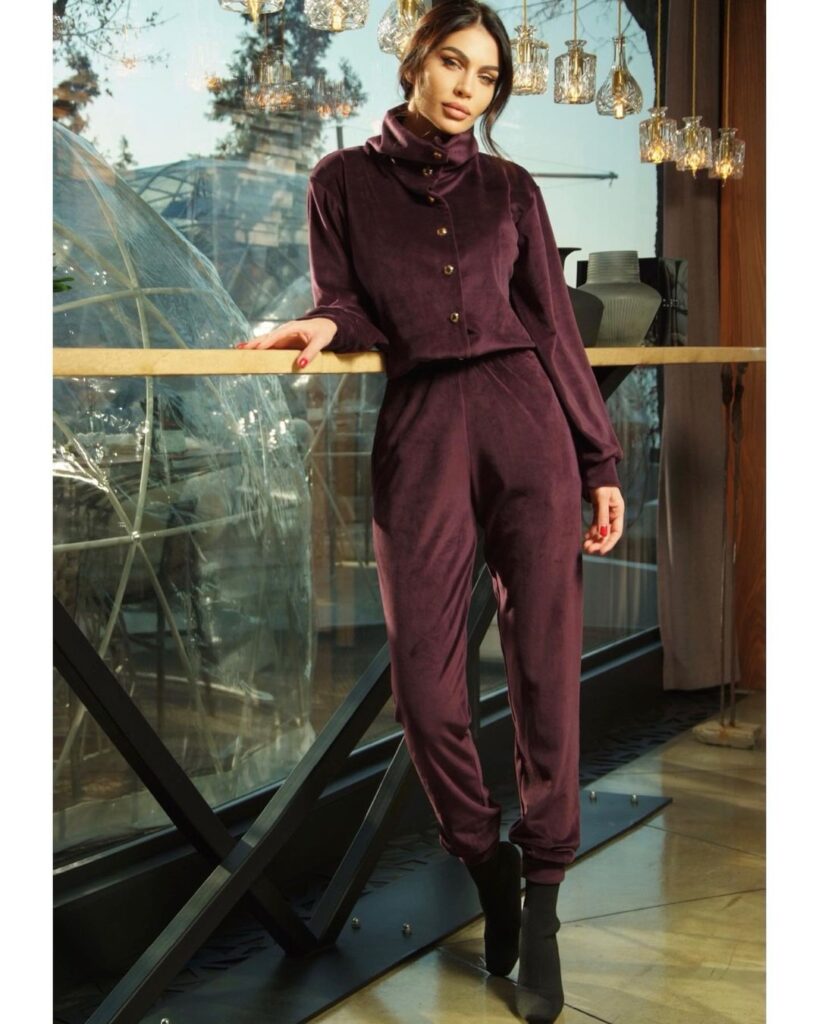 velvet jumpsuit outfit