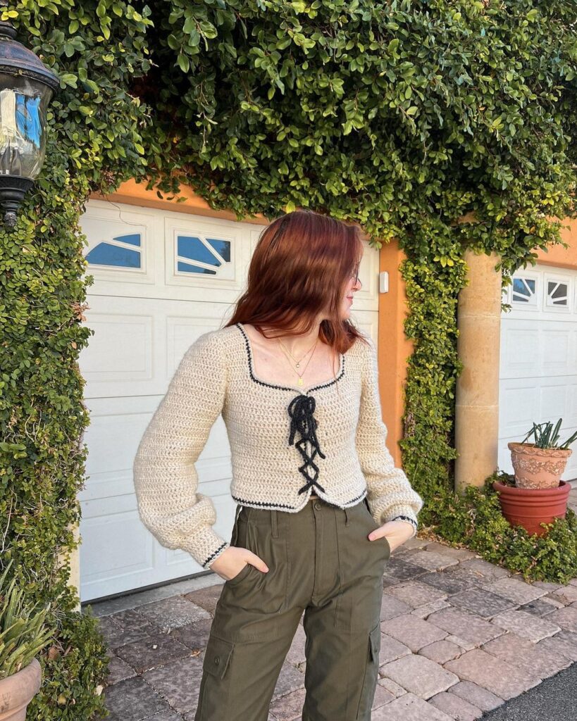 how to wear crochet tops