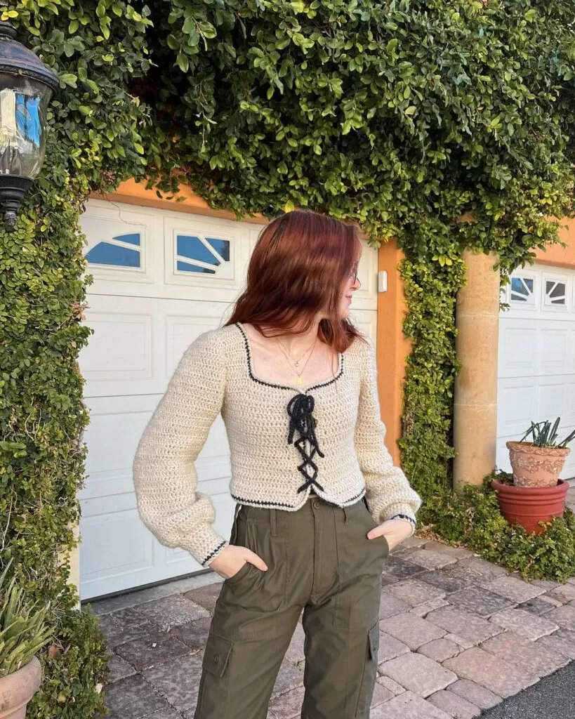 how to wear crochet tops