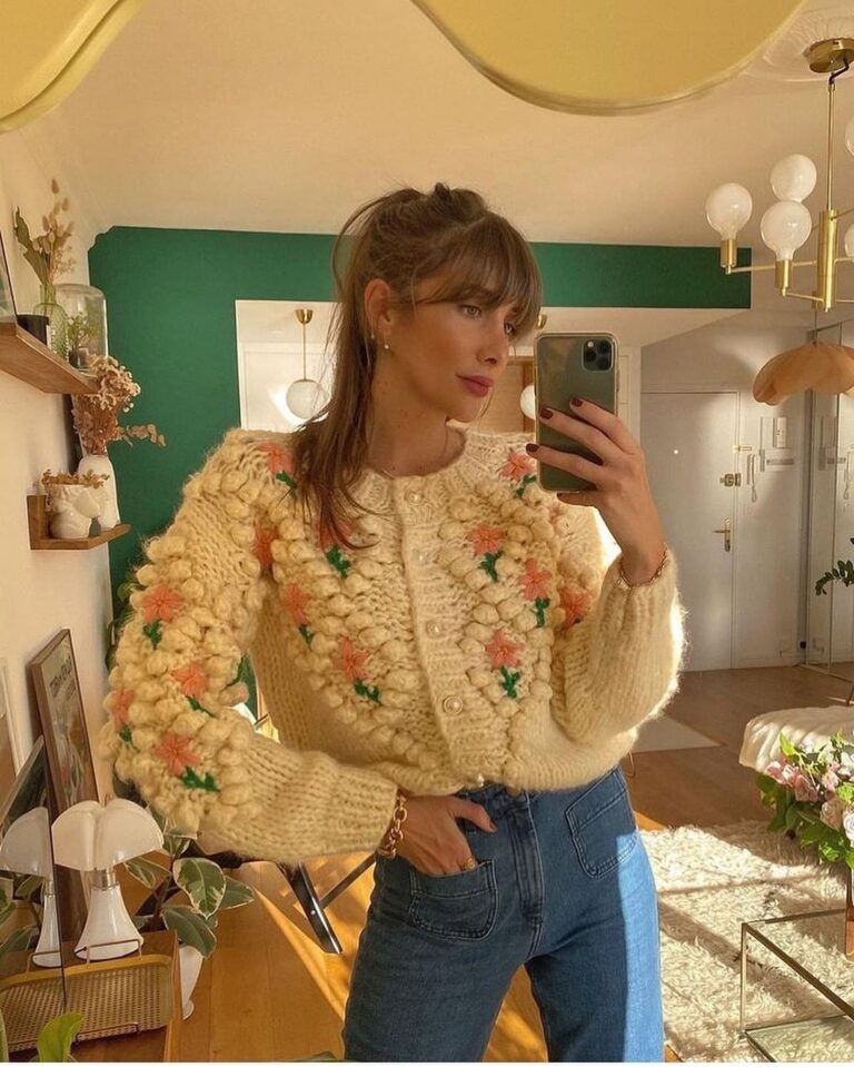 You're Enough Floral Cardigan main image 0