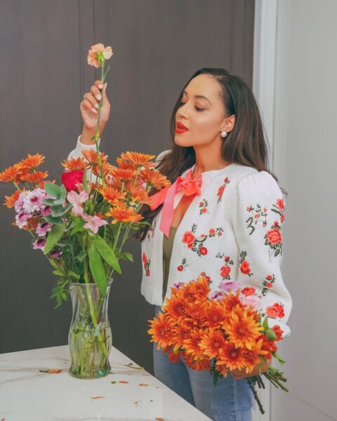 How To Wear Floral Cardigans