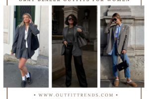 13 Smart Gray Blazer Outfit Ideas for Women