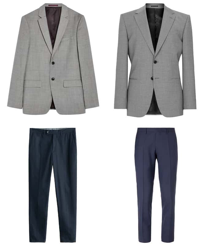 Gray Blazer Men Outfit