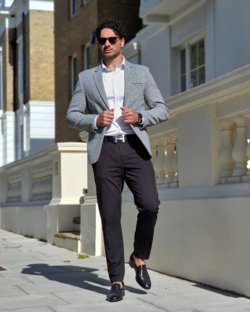 17 Smart Gray Blazer Outfit Ideas for Men