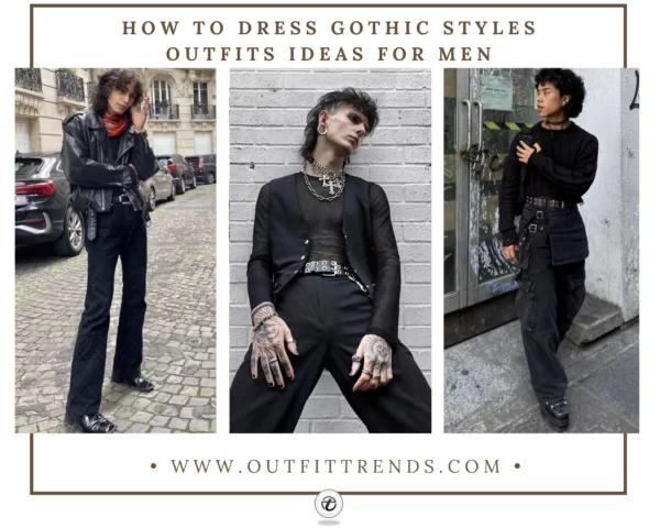 36 Goth Outfit Ideas For Men with Styling Tips