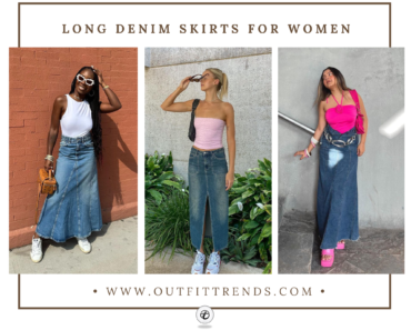 15 Long Denim Skirt Outfit Ideas to Try This Year