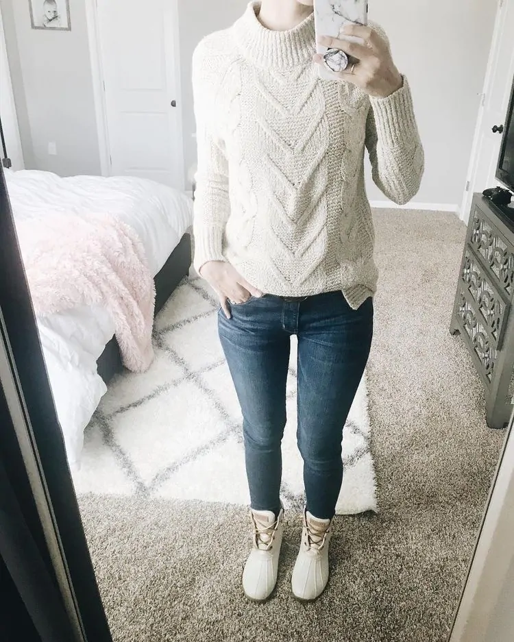 How To Wear Sperry Boots ? 20 Outfit Ideas - How To Wear Sperry Boots With Jeans
