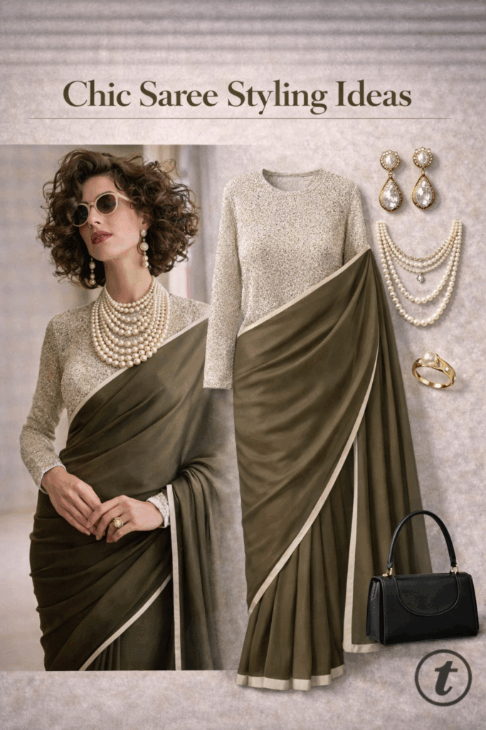 Saree styling Ideas