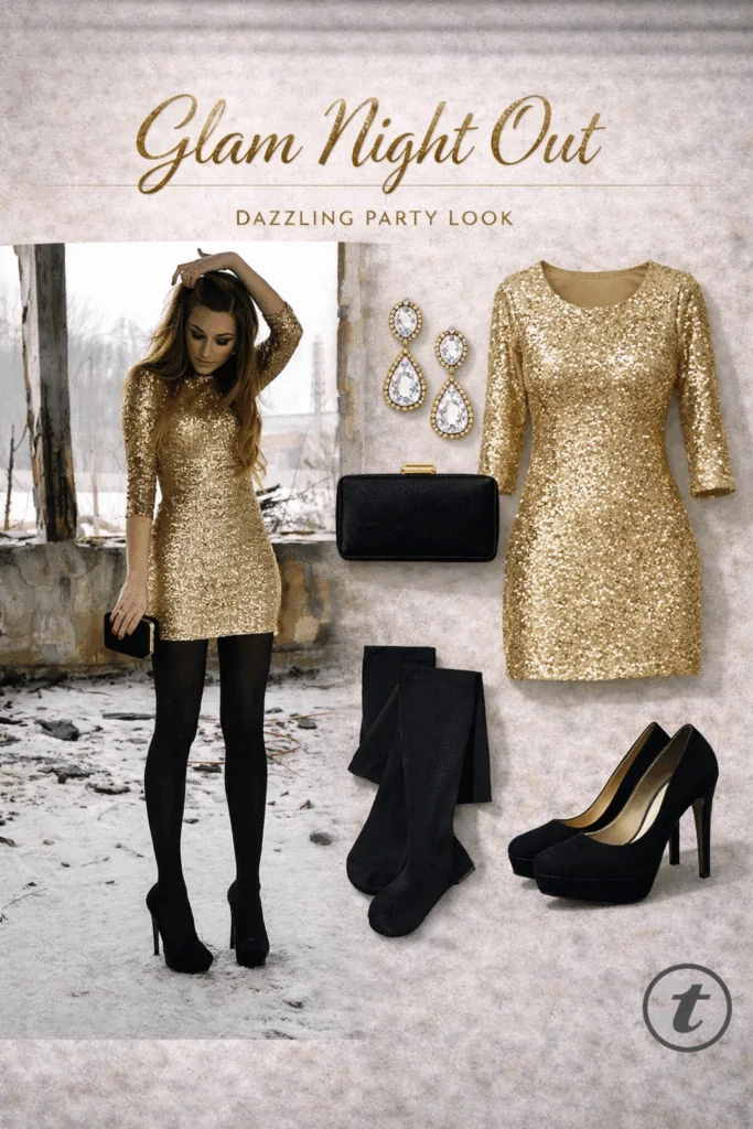 Night out Glam outfit