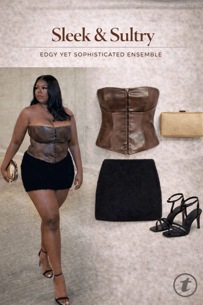 Plus size night out outfit