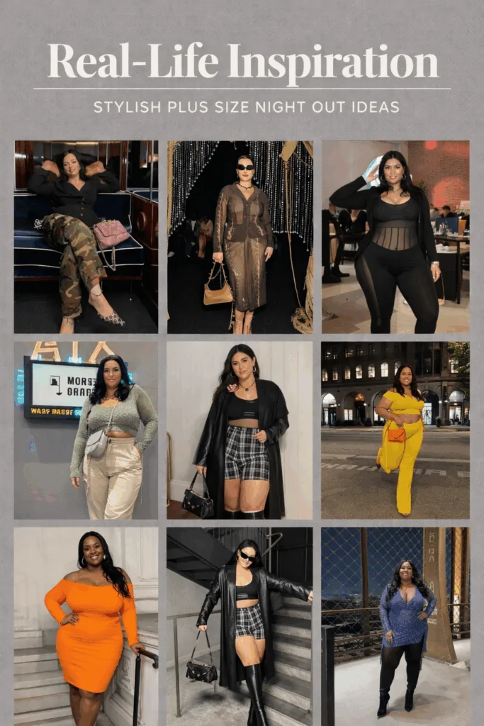 Plus size night out outfit