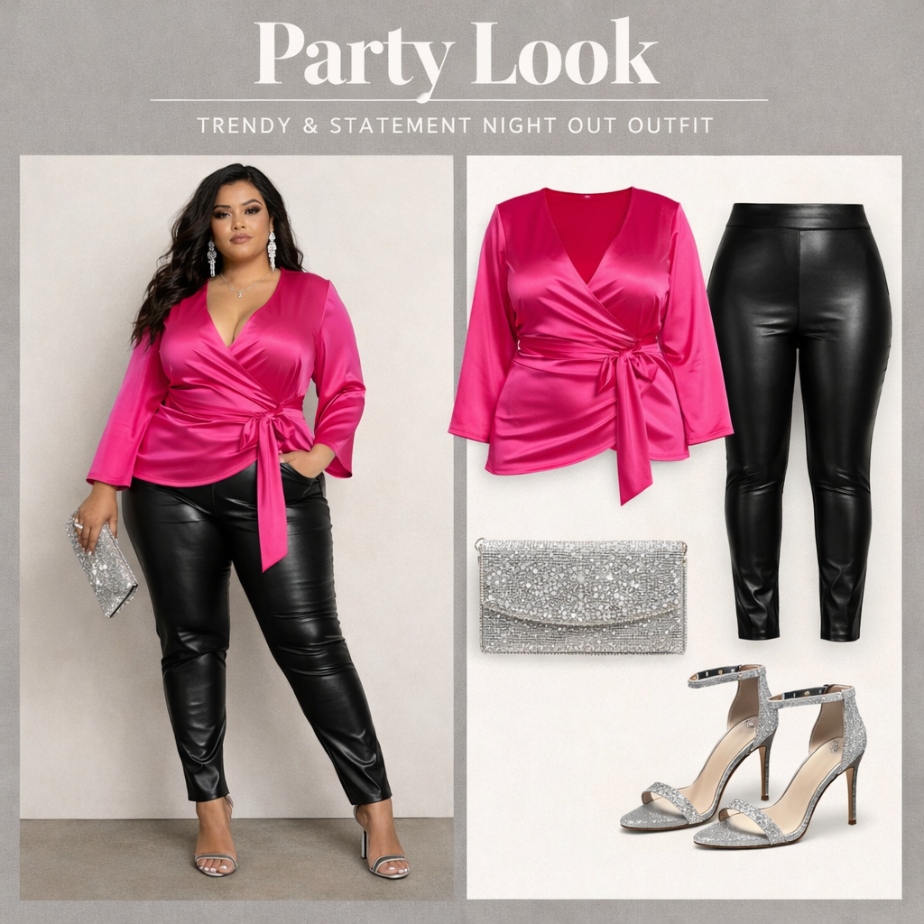 Plus size night out outfit