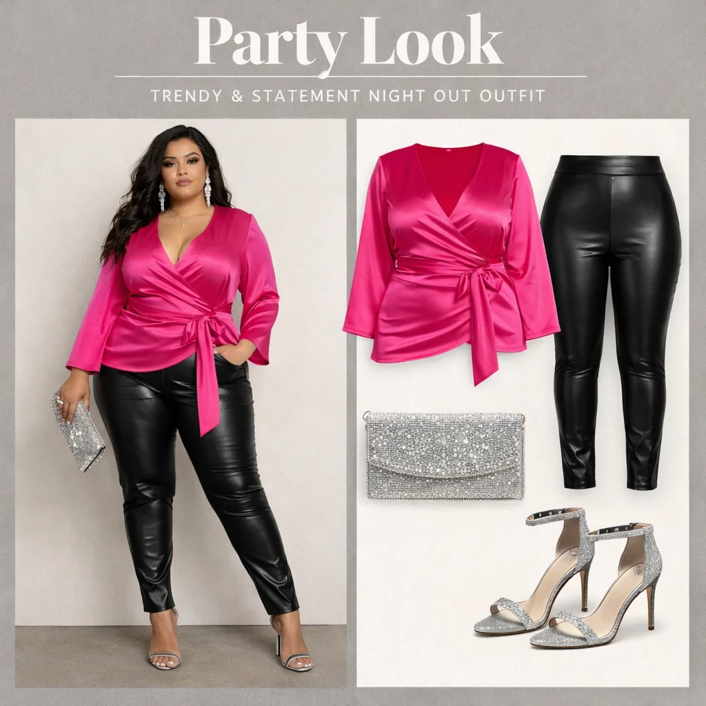 Plus size night out outfit