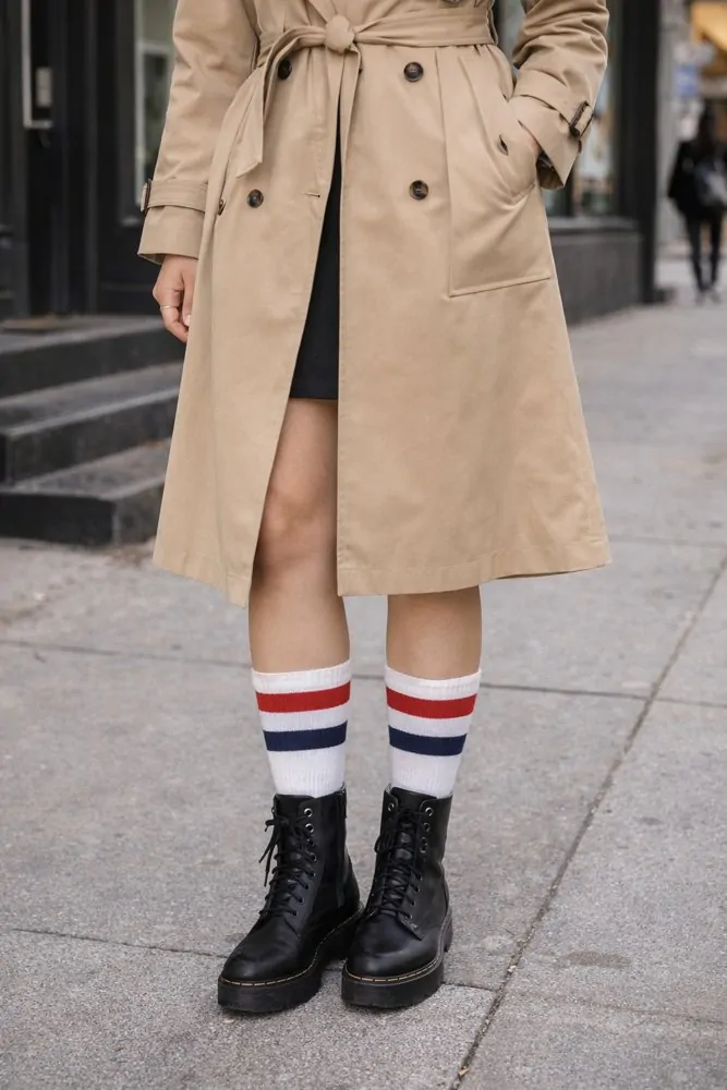 How to Wear Colorful Socks