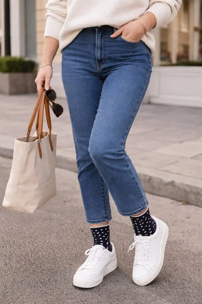 How to Wear Colorful Socks