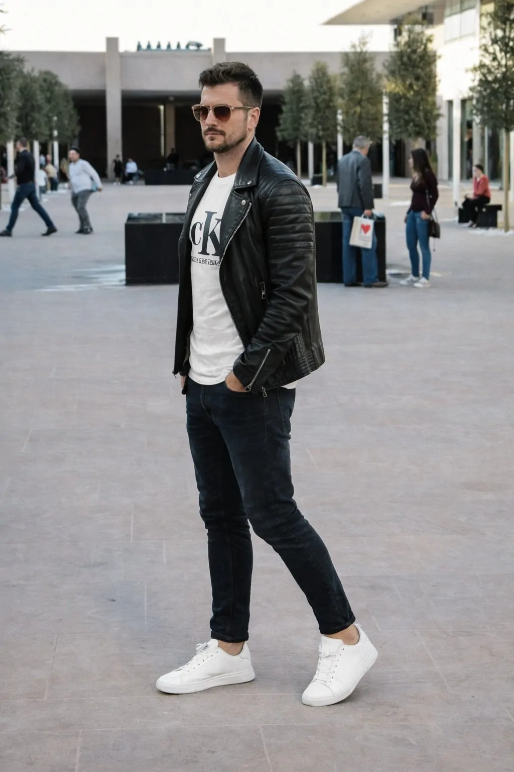 Outfits with White sneakers (12)