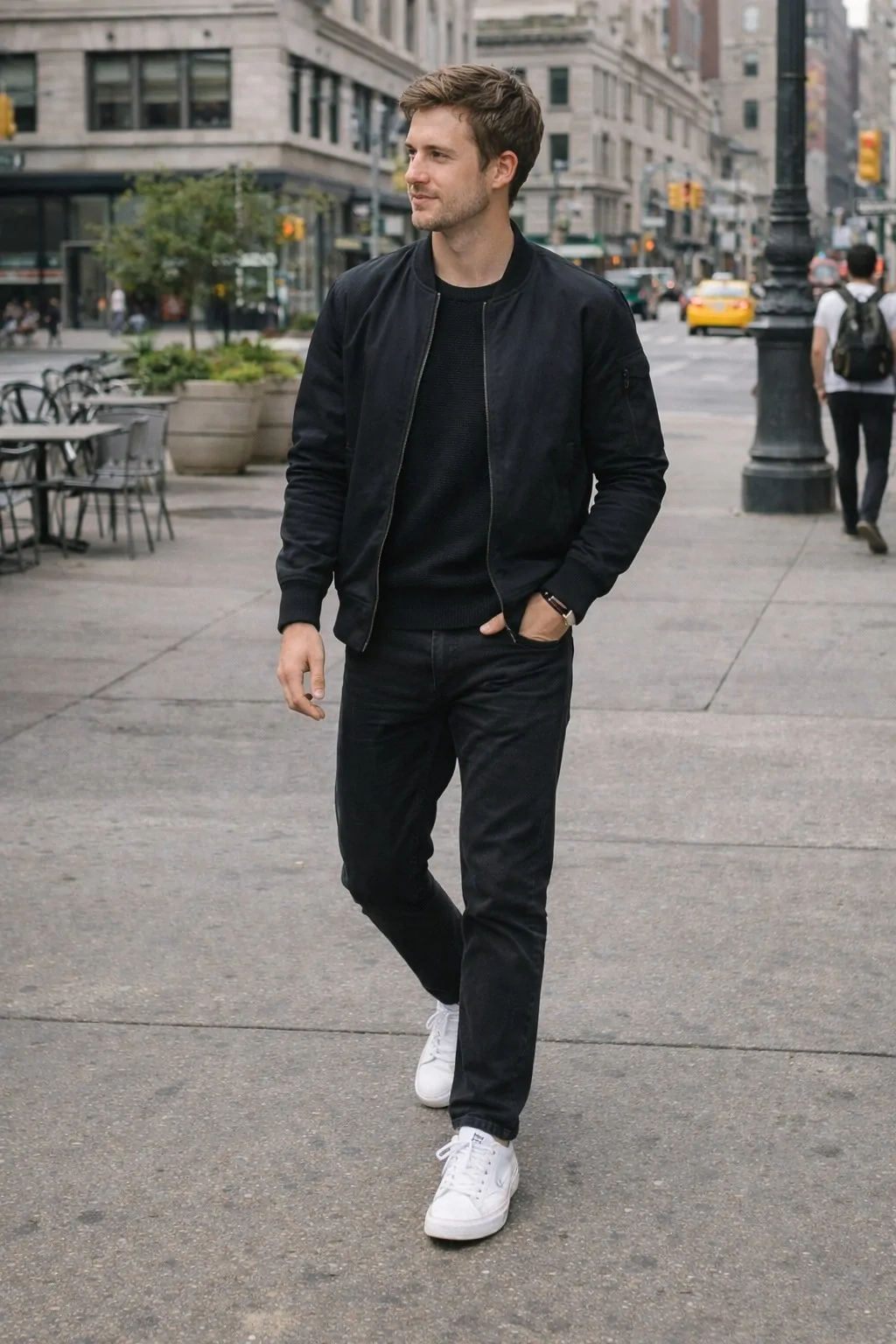 Outfits with White sneakers (9)