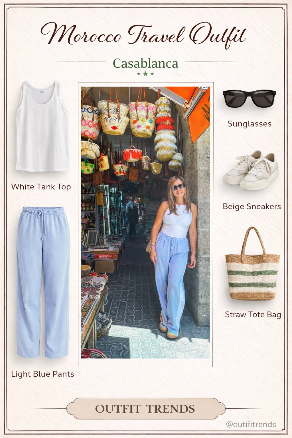 What to wear in Casablanca - polished modern look