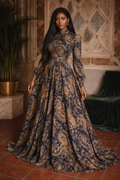 27 Kitenge Designs For Long Dresses (10)