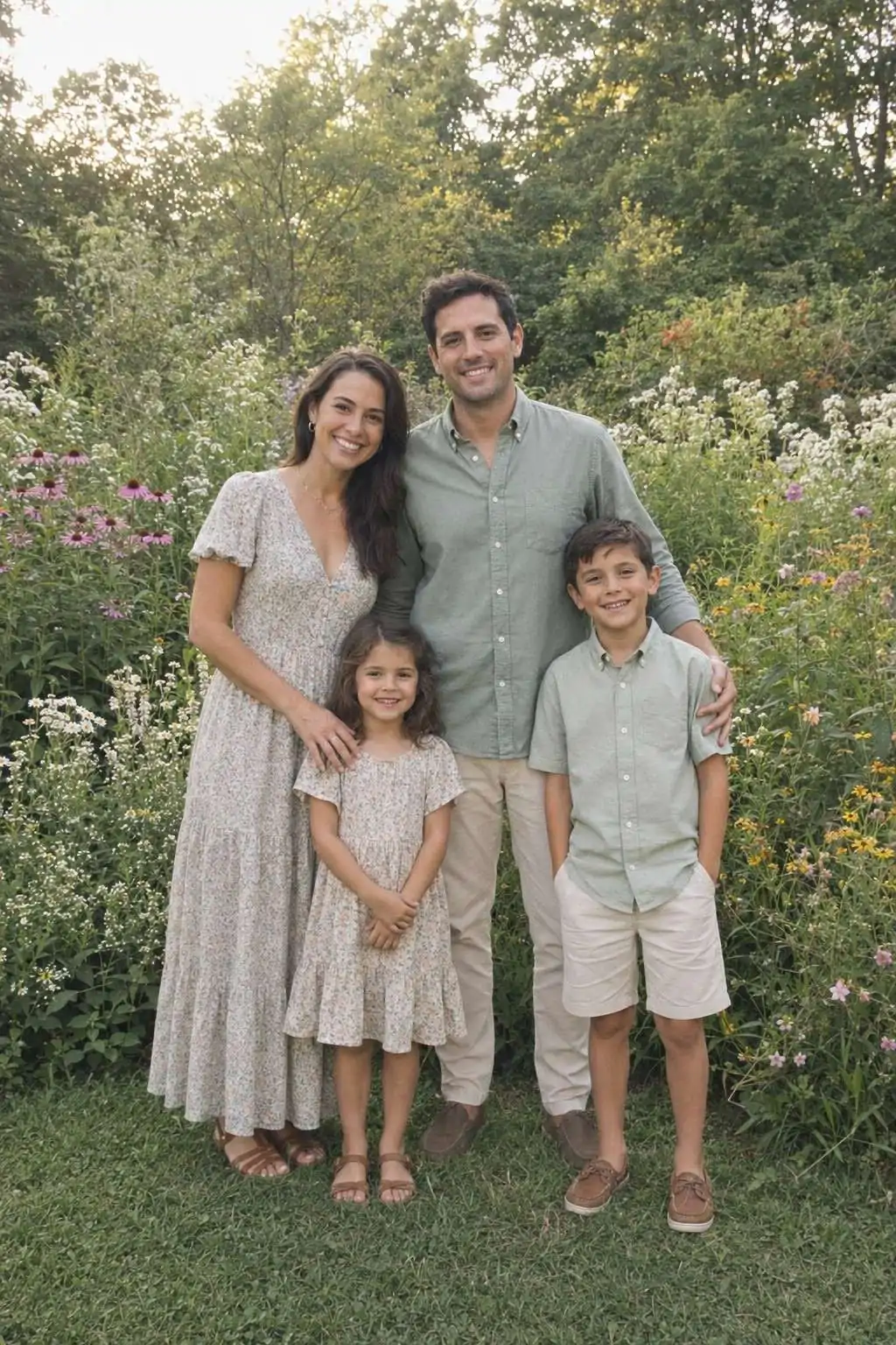 #14 - Floral Dresses for a Summer Photoshoot - Summer Family Photo Outfits