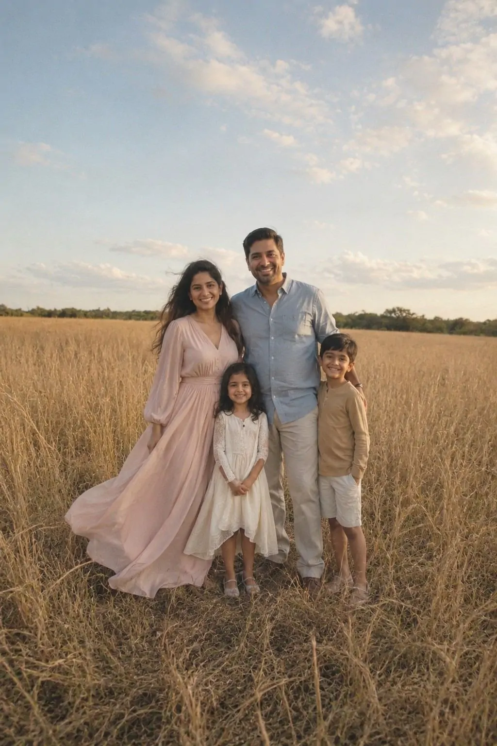 #17 - Matching Family Outfits for a Field Shoot - Summer Family Photo Outfits