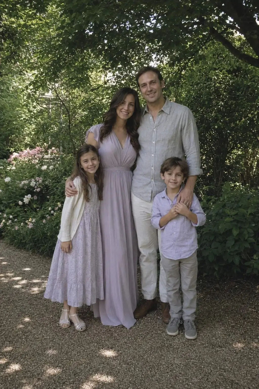#22 - Lavender and Grey Soft Summer Palette - Summer Family Photo Outfits