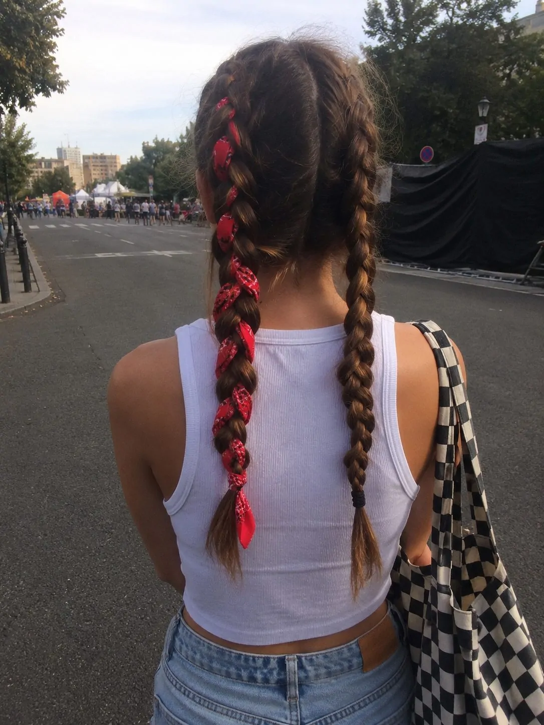 cute bandana hairstyle