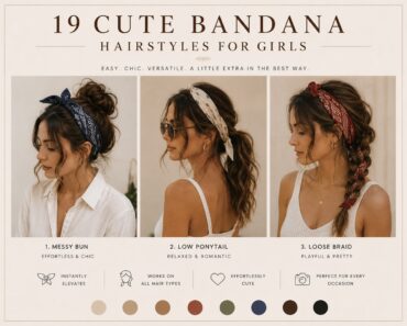 19 Cute Bandana Hairstyles for Girls with DIY Tutorial