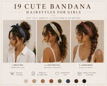 19 Cute Bandana Hairstyles for Girls with DIY Tutorial 19 Cute Bandana Hairstyles for Girls with DIY Tutorial