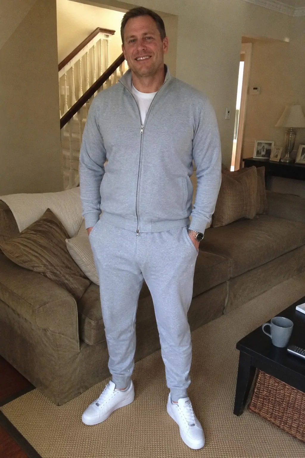 #10 - Jogger Set for a Relaxed Home Day - Father's Day Outfit Ideas