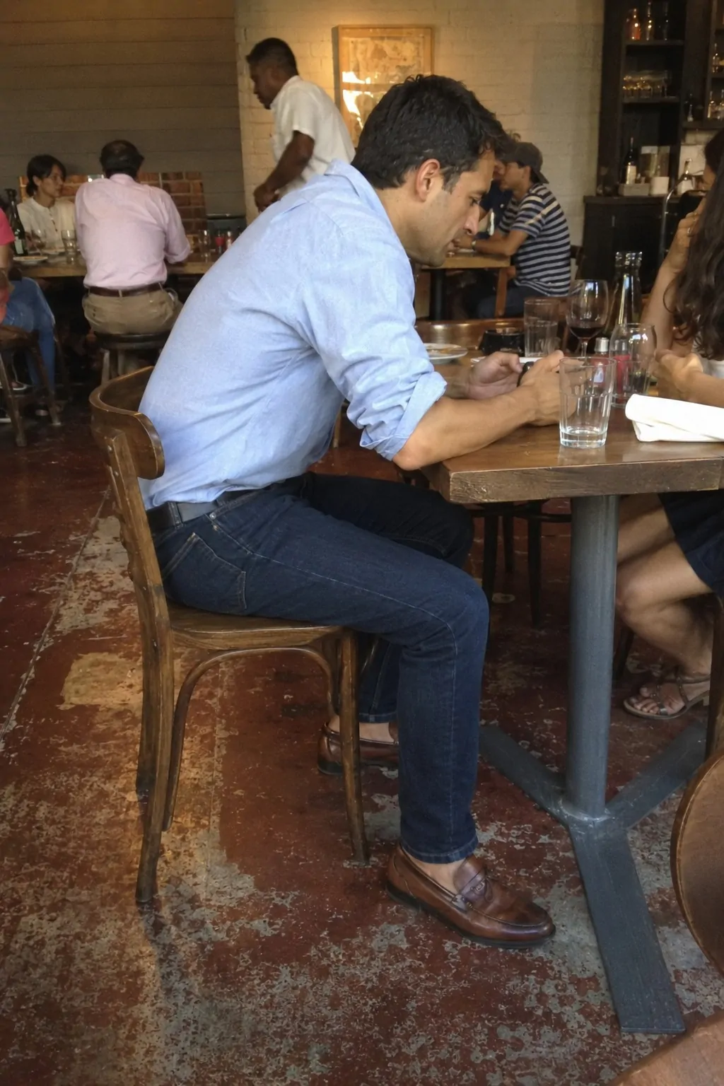 #12 - Dark Jeans with a Smart Shirt - Father's Day Outfit Ideas