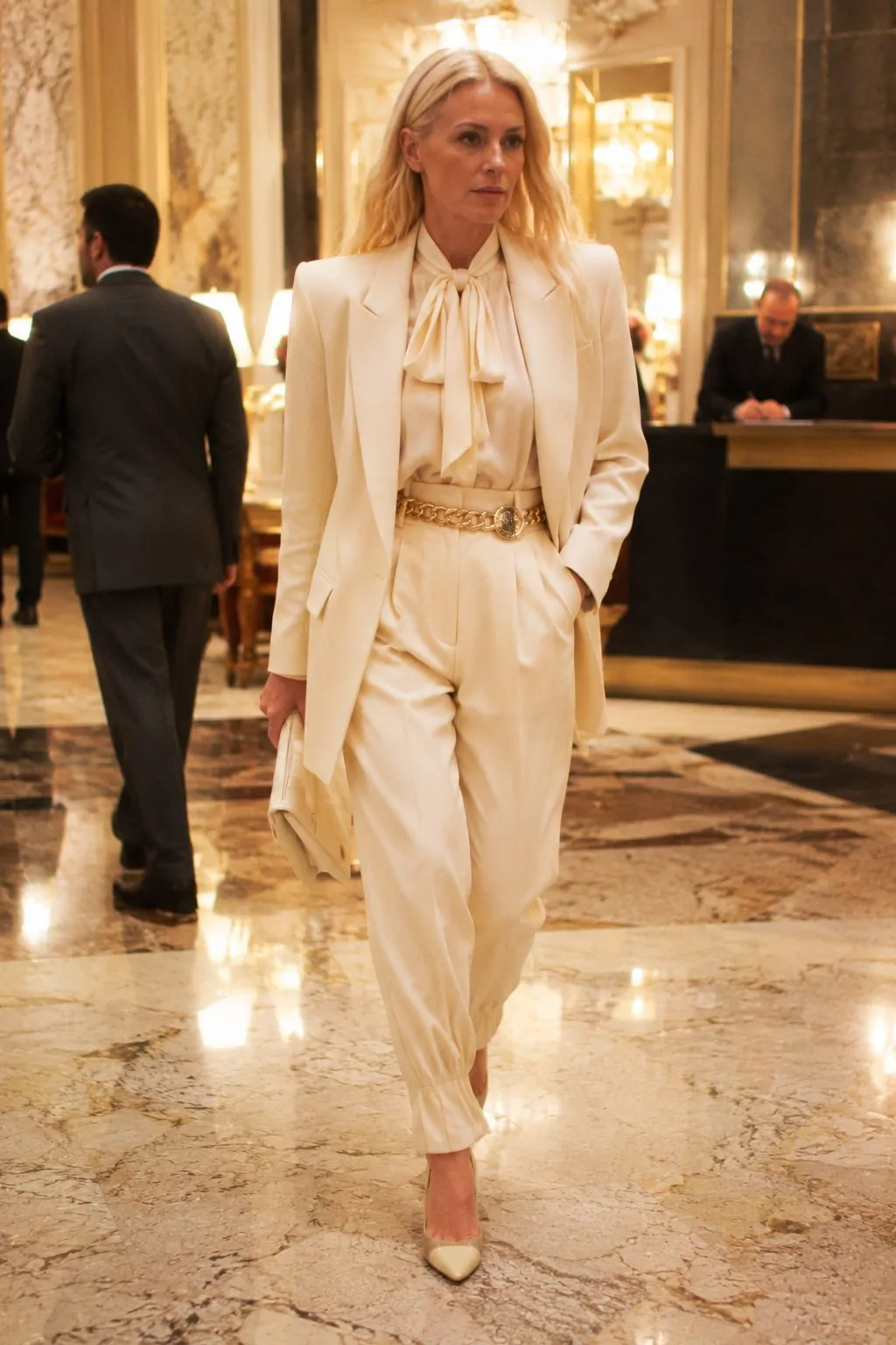 #16 - 80s Luxury Monochrome Look - Glamoratti Aesthetic Trends