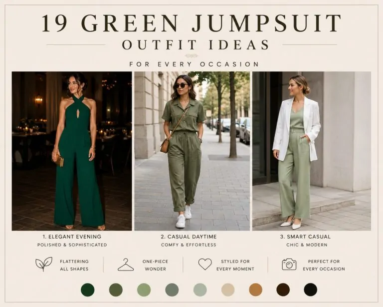 19 Green Jumpsuit Outfit Ideas for Every Occasion
