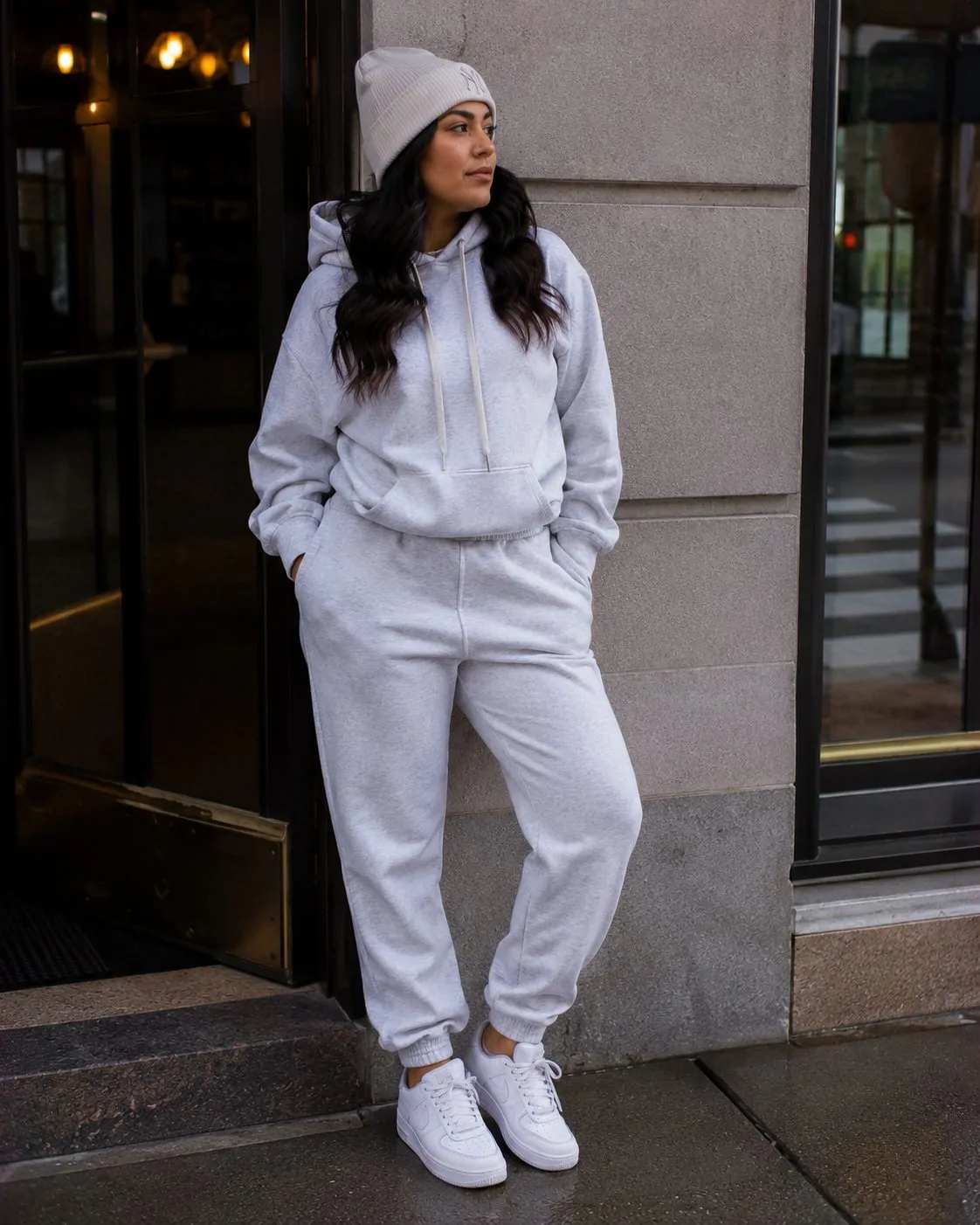 January outfit printed pants
