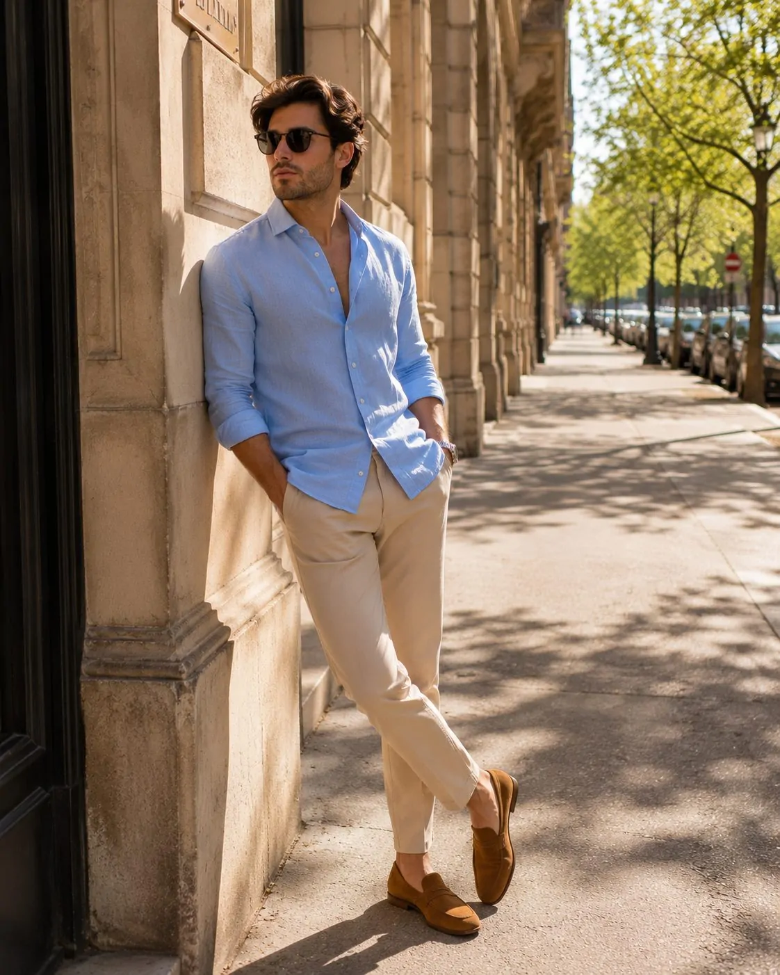 Men May polo shirt outfit