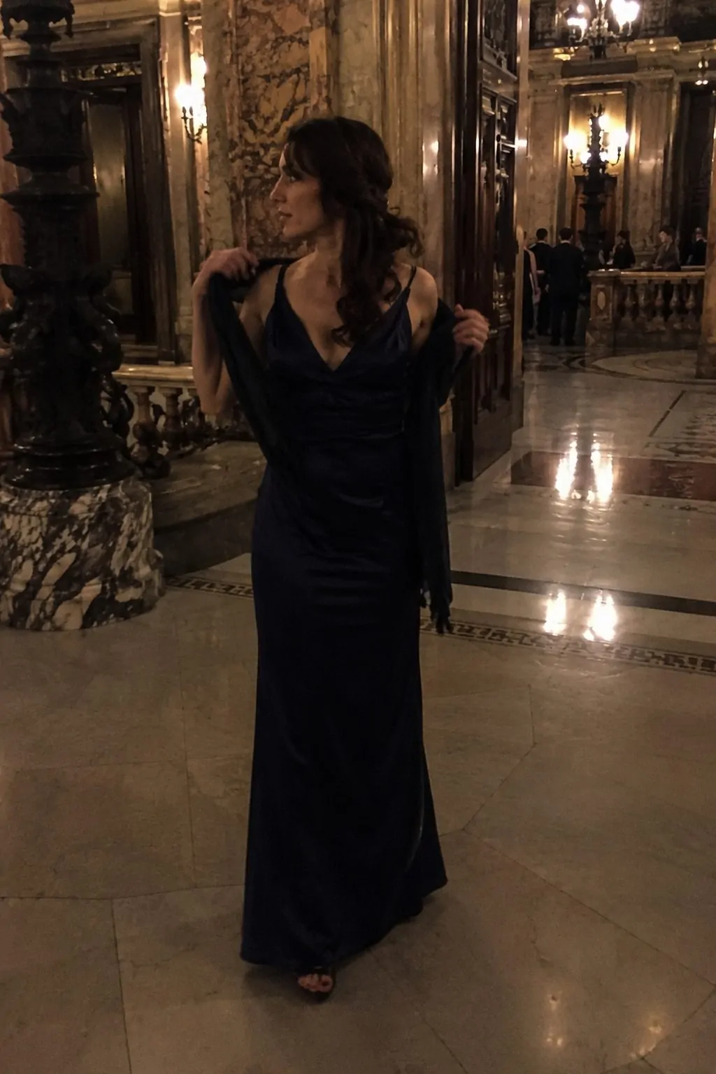 Styling Tip 4 - Layer a Wrap or Stole for Temperature - What to Wear to an Opera