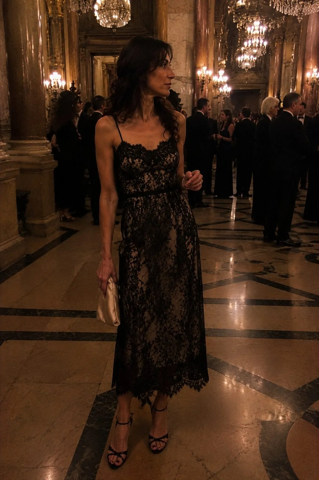 #7 - Lace Overlay Dress - What to Wear to an Opera